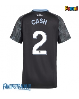 Aston Villa Matty Cash #2 Tricou Fotbal Replică 2025-26 Femei Deplasare